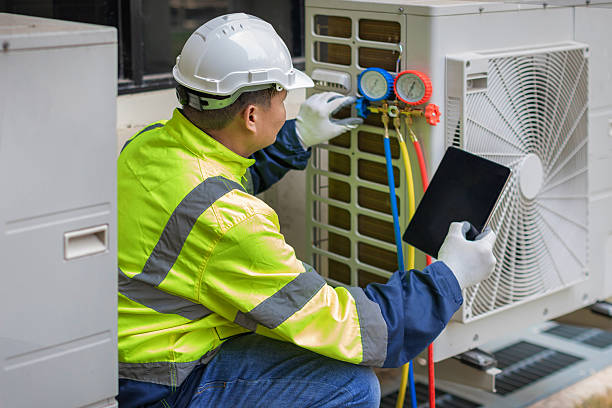 Professional Hvac technician working in Perryman, MD